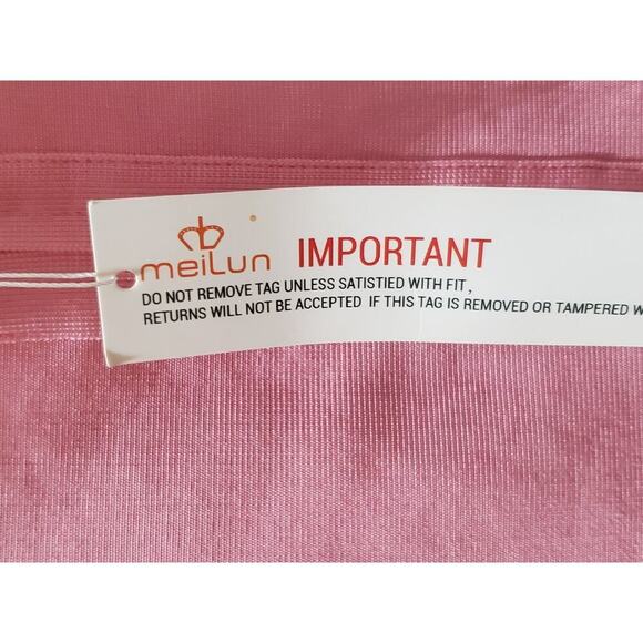 Meilun Women Pink Rayon Pull on Pencil & Straight Mini Stretch Skirt Size Large - Picture 6 of 11